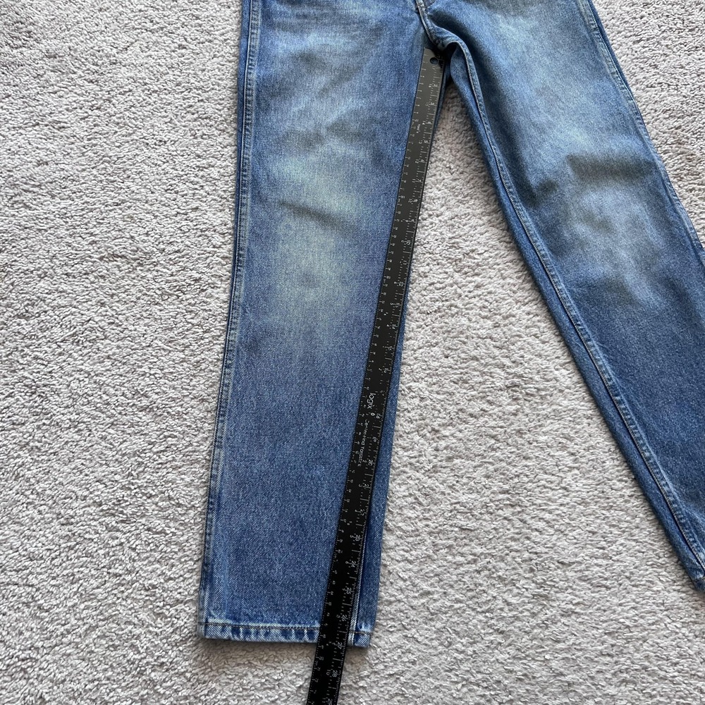 B SIDES Straight Jeans Womens 24 Blue High Rise Medium Wash Denim Made USA - Picture 13 of 16